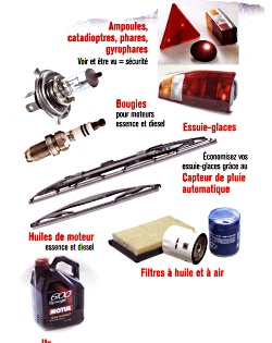 Accessoires divers pour véhicules